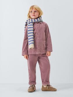 John Lewis Kids' Corduroy Shacket, Pink - view 2, Pink