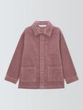 John Lewis Kids' Corduroy Shacket, Pink