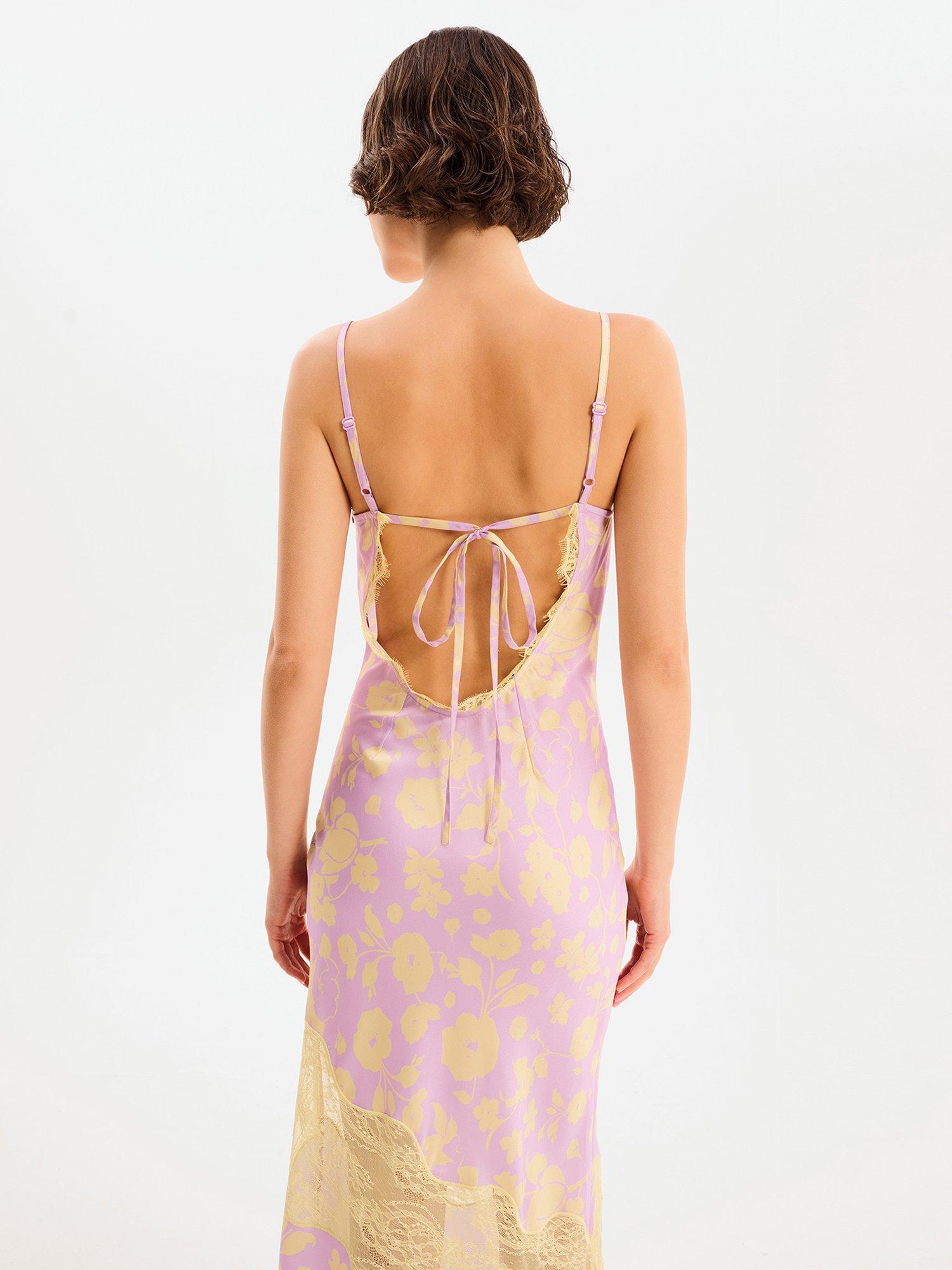 Product image 3 of 5, which shows OMNES Amber Dress, Lilac, 4