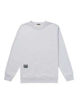 DENHAM Boro Cotton Sweatshirt, Light Grey, Light Grey