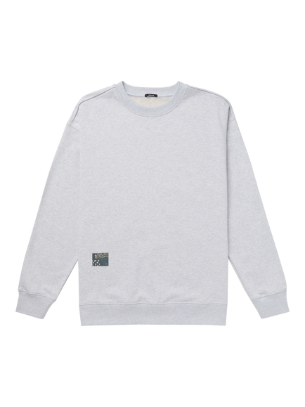 DENHAM Boro Cotton Sweatshirt, Light Grey, Light Grey