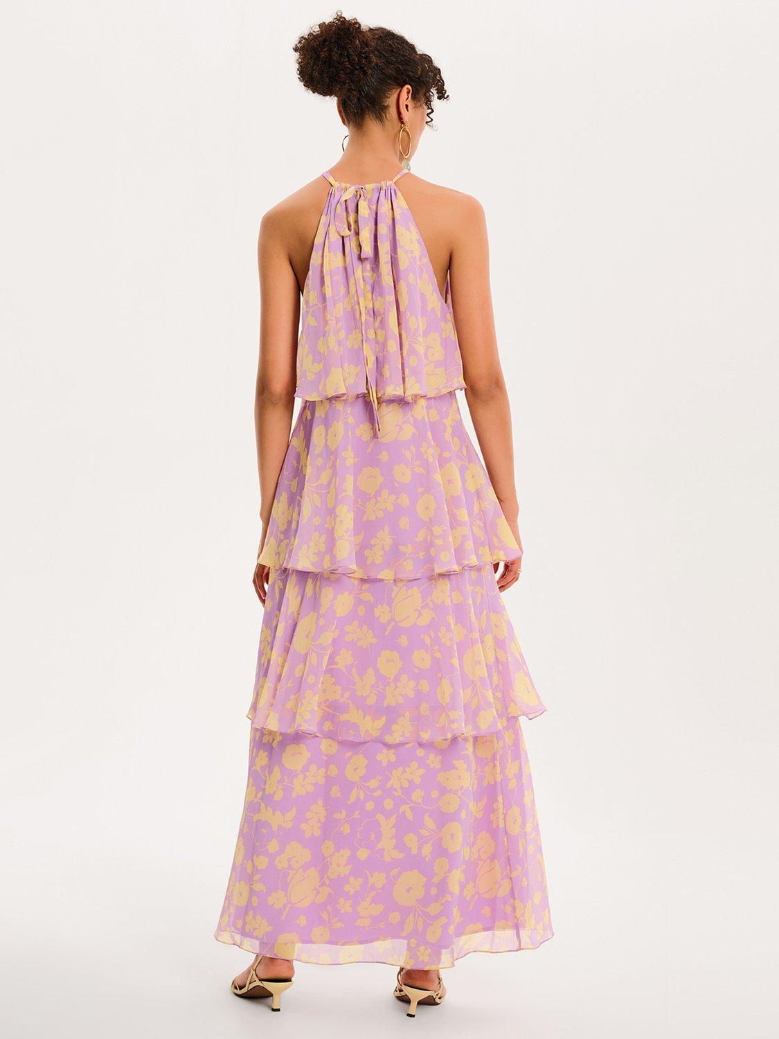 Product image 3 of 5, which shows OMNES Cleo Dress, Lilac, 4