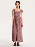 OMNES Dixie Gingham Dress, Pink