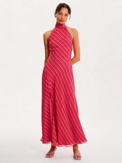 OMNES Elsie Stripe Maxi Dress, Pink, Pink