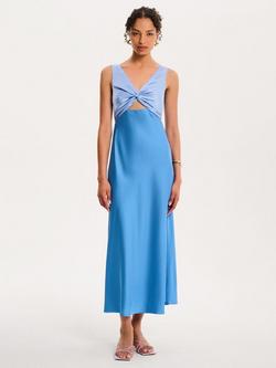 OMNES Maggy Dress, Blue, Blue/Light Blue