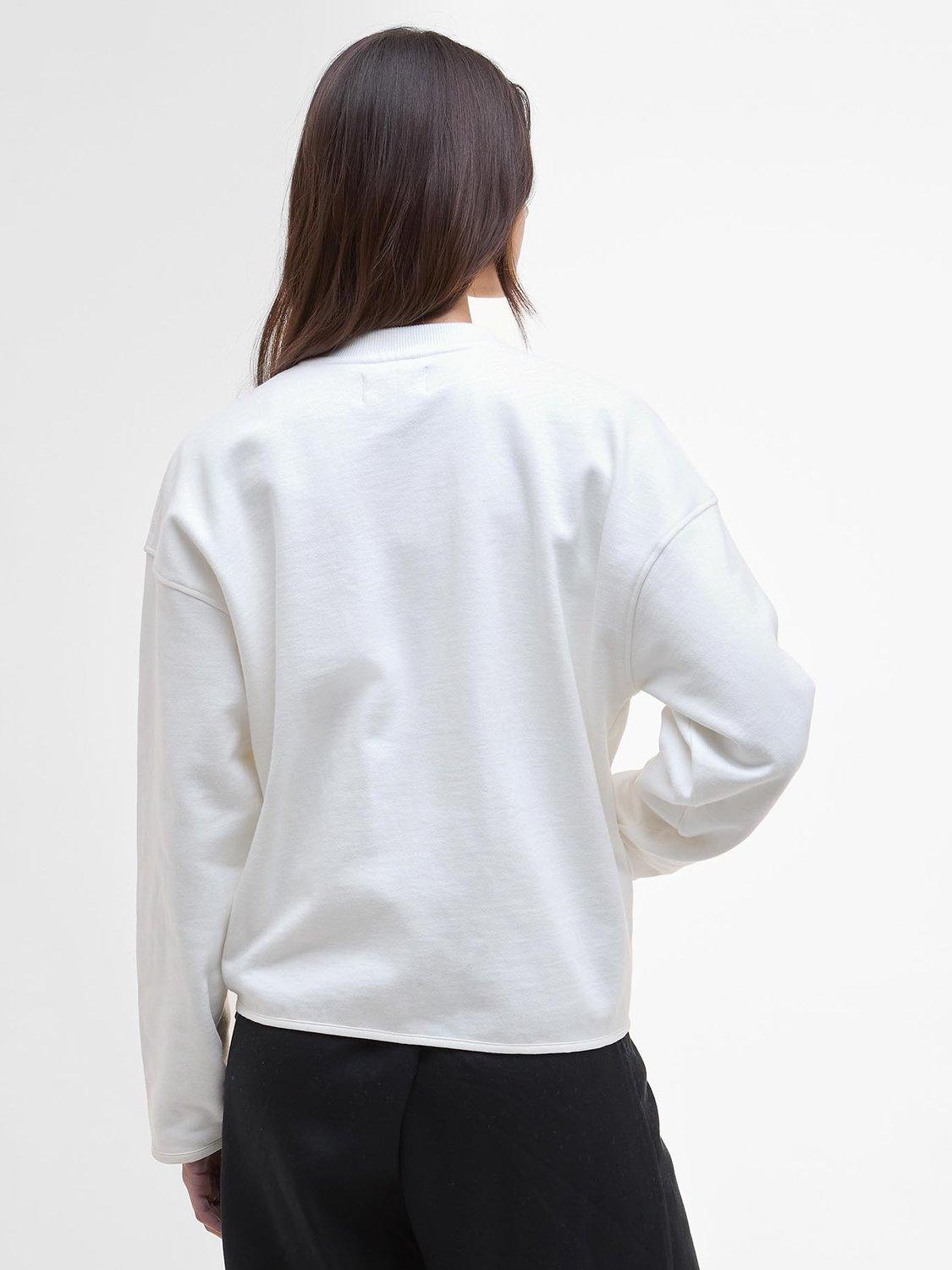 Product image 2 of 6, which shows Barbour International Clara Bomber Jacket, Neutral, 8