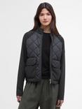 Barbour International Ebony Quilted Sweatshirt, Black