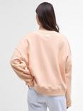 Barbour International Cali Logo Sweatshirt, Peach Parfait