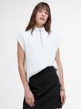 Barbour International Clara Sleeveless Jumper, White