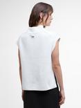 Barbour International Clara Sleeveless Jumper, White
