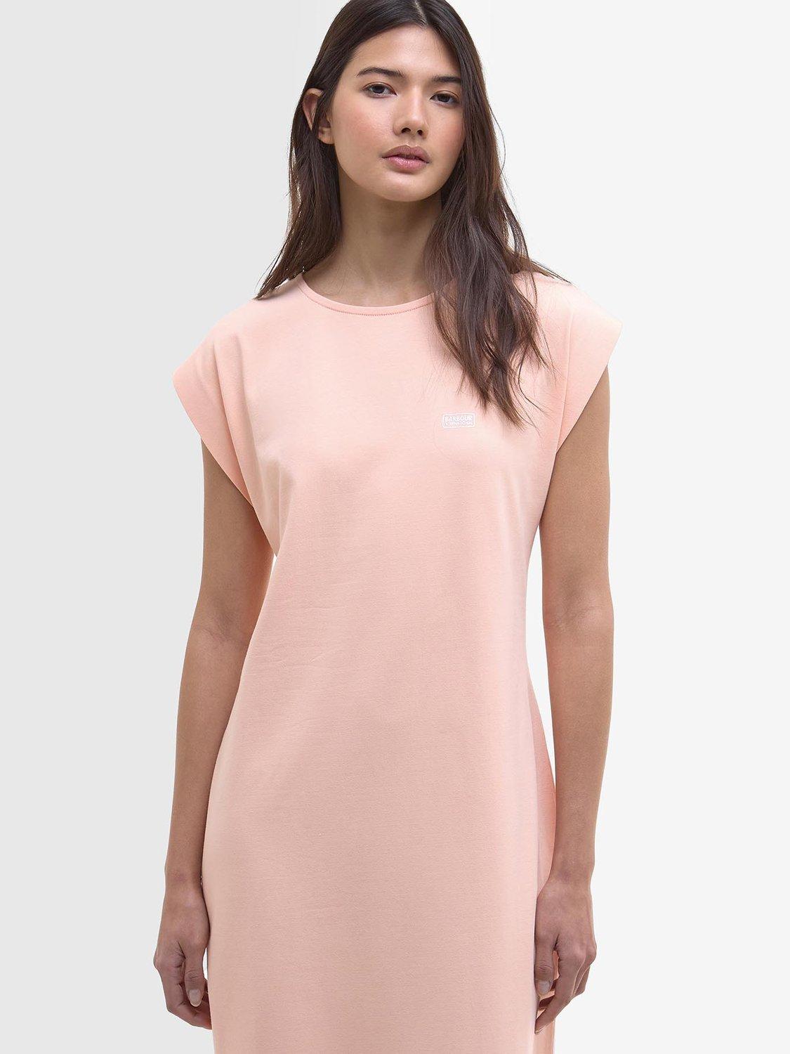 Product image 5 of 7, which shows Barbour International Natalia Maxi Dress, Peach Parfait, 8