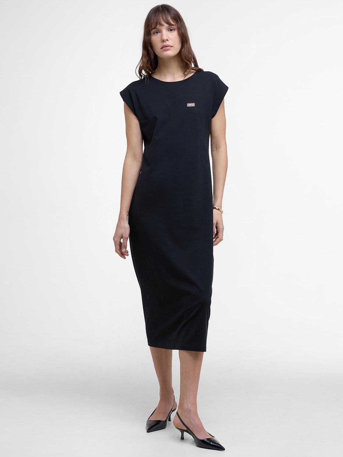 Product image 1 of 6, which shows Barbour International Natalia Maxi Dress, Black, 8