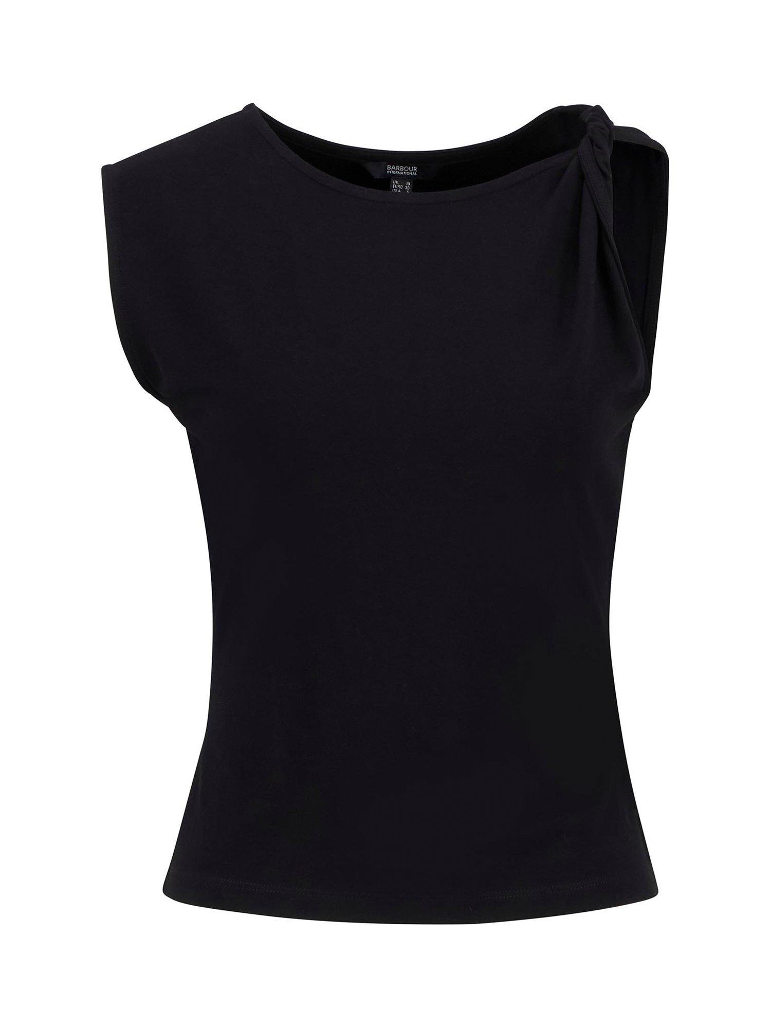 Product image 4 of 6, which shows Barbour International Felicity Tank Top, Black, 8