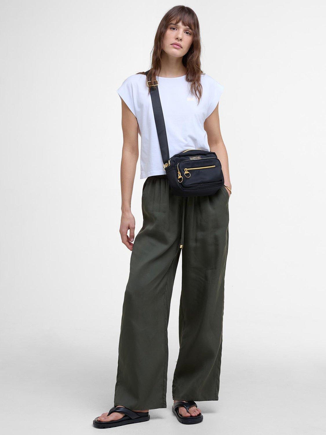 Product image 3 of 7, which shows Barbour International Natalia Relaxed Fit Top, White, 8