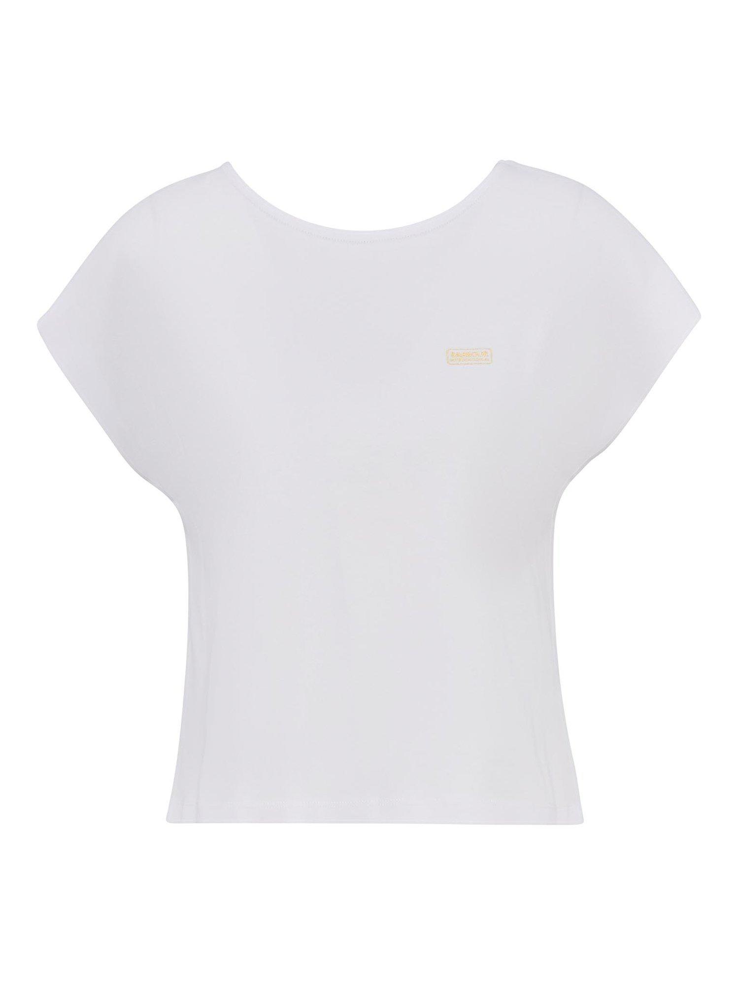 Product image 4 of 7, which shows Barbour International Natalia Relaxed Fit Top, White, 8