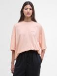 Barbour International Palma Logo T-Shirt, Peach Parfait