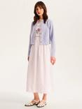 OMNES August Long Sleeve Cardigan, Light Blue