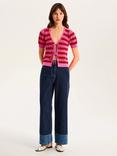 OMNES Harper Crochet Tie Top, Pink/Red