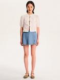OMNES Parker Denim Mini Skort, Blue