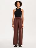 OMNES Rommy Wide Leg Trousers, Chocolate