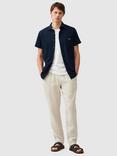 Rodd & Gunn Airtex Textured Cotton Slim Fit Short Sleeve Shirt