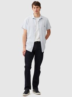 Rodd & Gunn Airtex Textured Cotton Slim Fit Short Sleeve Shirt - view 2, Sky