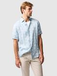 Rodd & Gunn Belleknowes Linen Regular Fit Floral Shirt, Mist