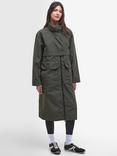 Barbour International Roxanna Showerproof Hooded Jacket, Envy
