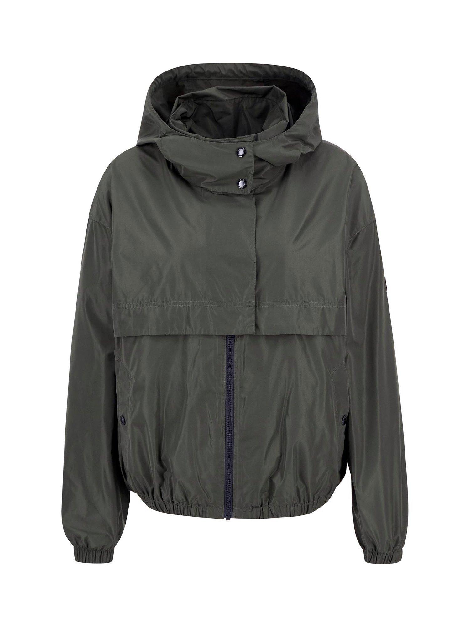 Product image 4 of 8, which shows Barbour International Lolita Showerproof Hooded Jacket, Envy, 8