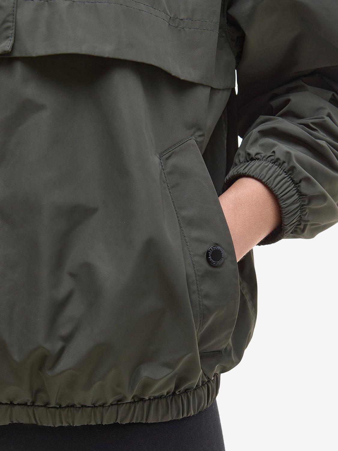 Product image 8 of 8, which shows Barbour International Lolita Showerproof Hooded Jacket, Envy, 8