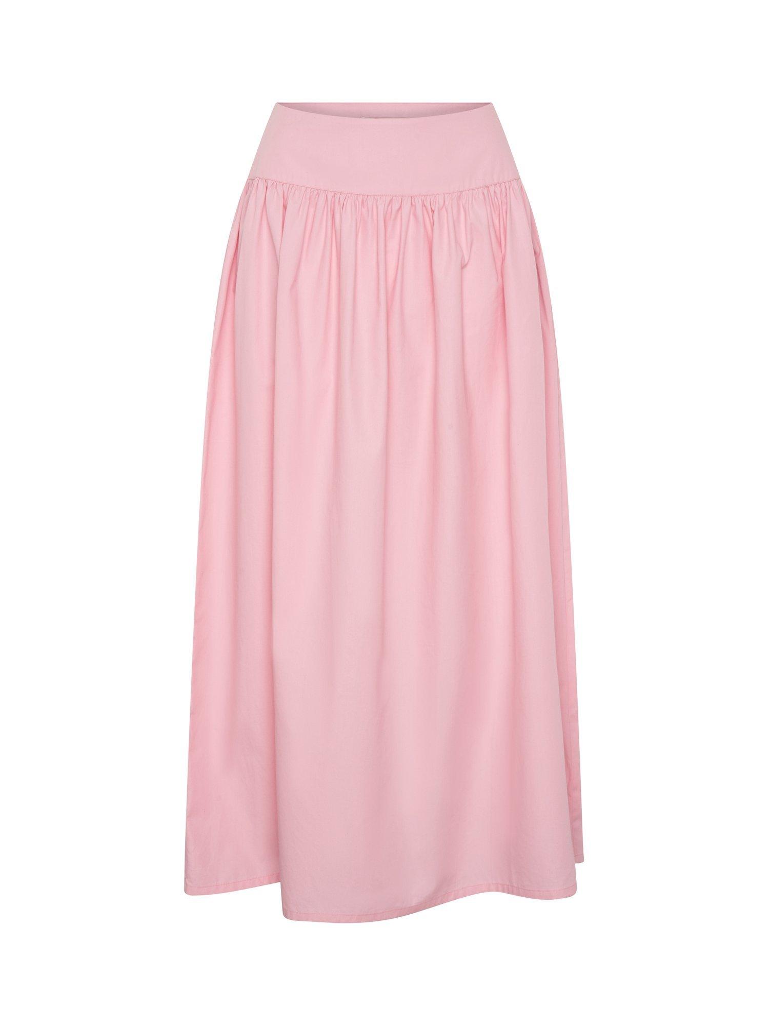 Product image 5 of 5, which shows OMNES Darcie Drop Waist Midi Skirt, Pink, 6