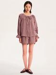 OMNES Dianne Gingham Shirt, Pink