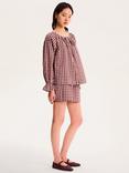 OMNES Dianne Gingham Shirt, Pink