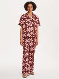 OMNES Oaklyn Oversized Floral Shirt, Pink