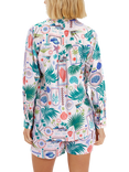 Accessorize Postcard Print Shirt, Ivory