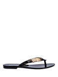 Melissa Harmonic M Chic Flip Flops, Black