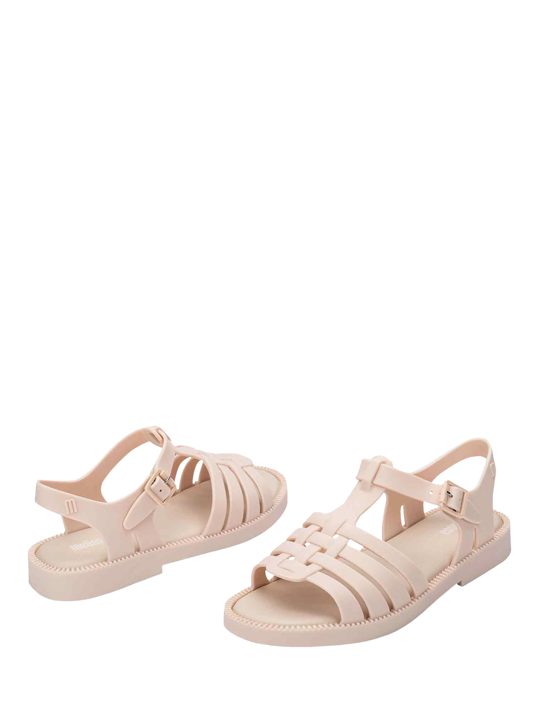 Product image 2 of 4, which shows Melissa Possession Fresh Jelly Sandals, Matt Beige, 3