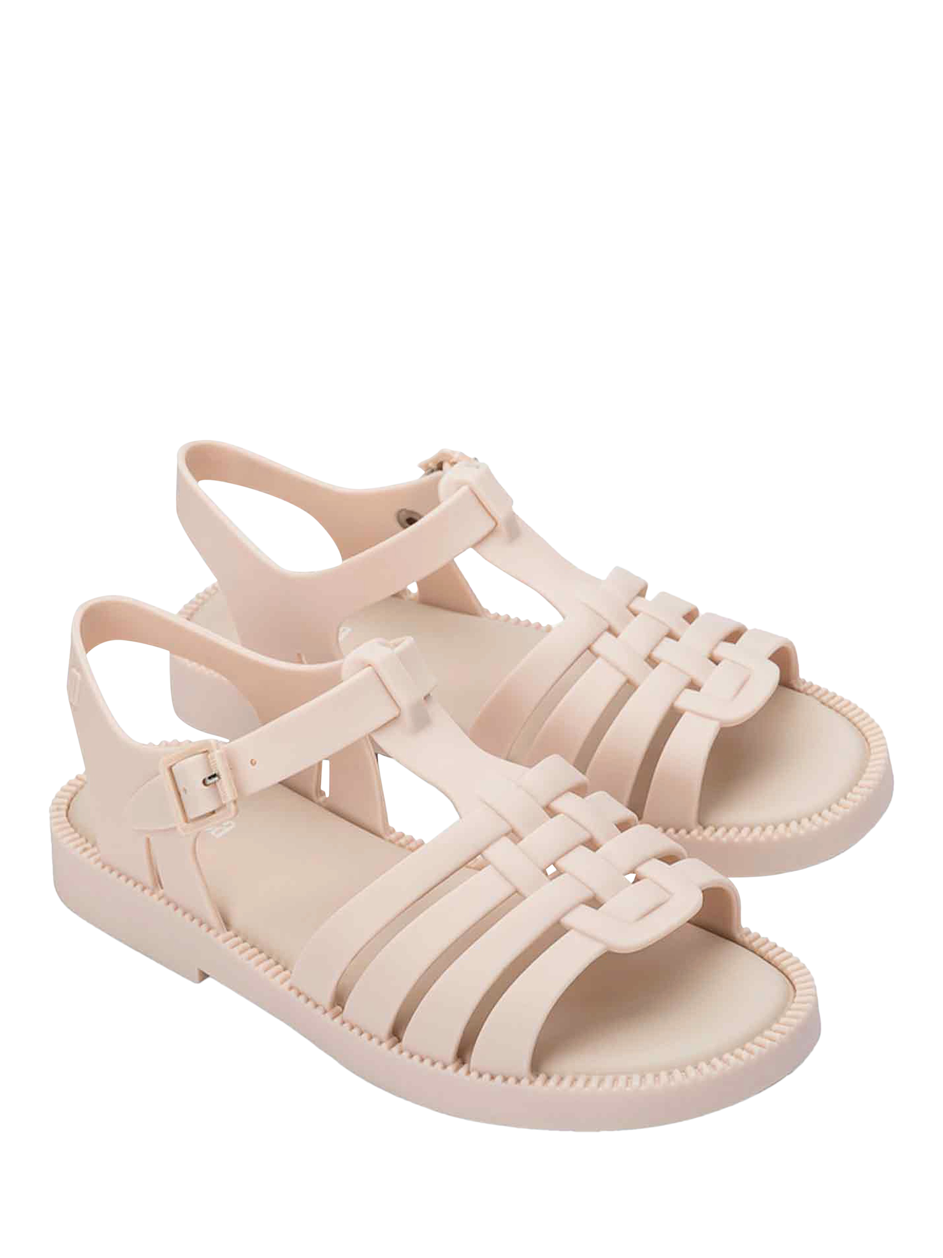 Product image 4 of 4, which shows Melissa Possession Fresh Jelly Sandals, Matt Beige, 3