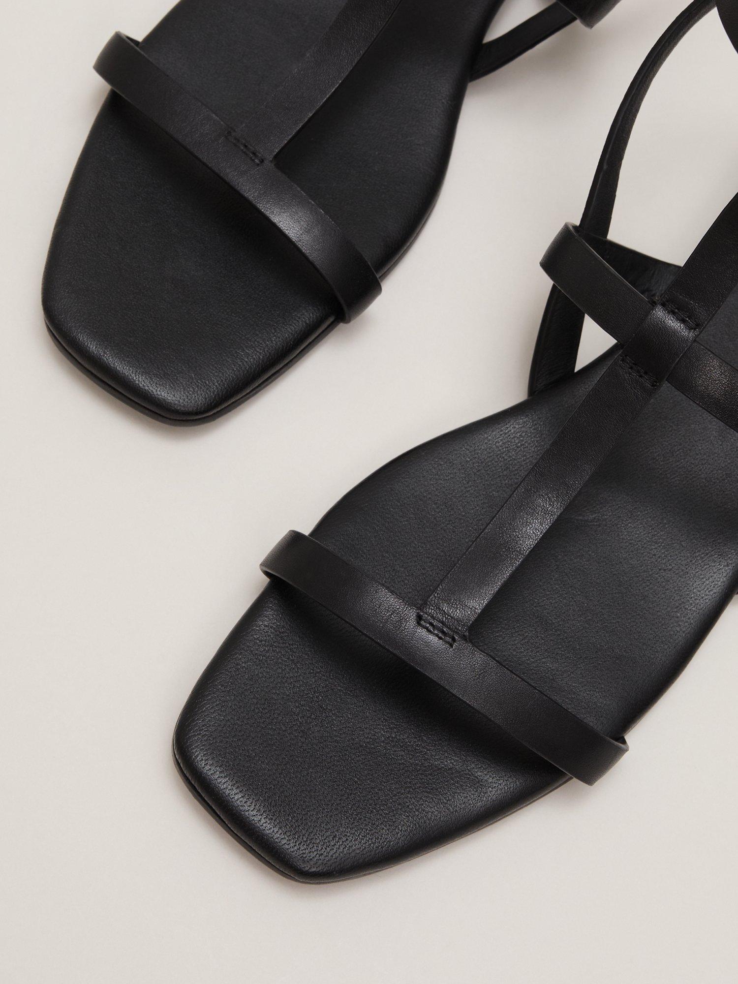 Product image 4 of 8, which shows Phase Eight Gladiator Strappy Sandals, Black, 3