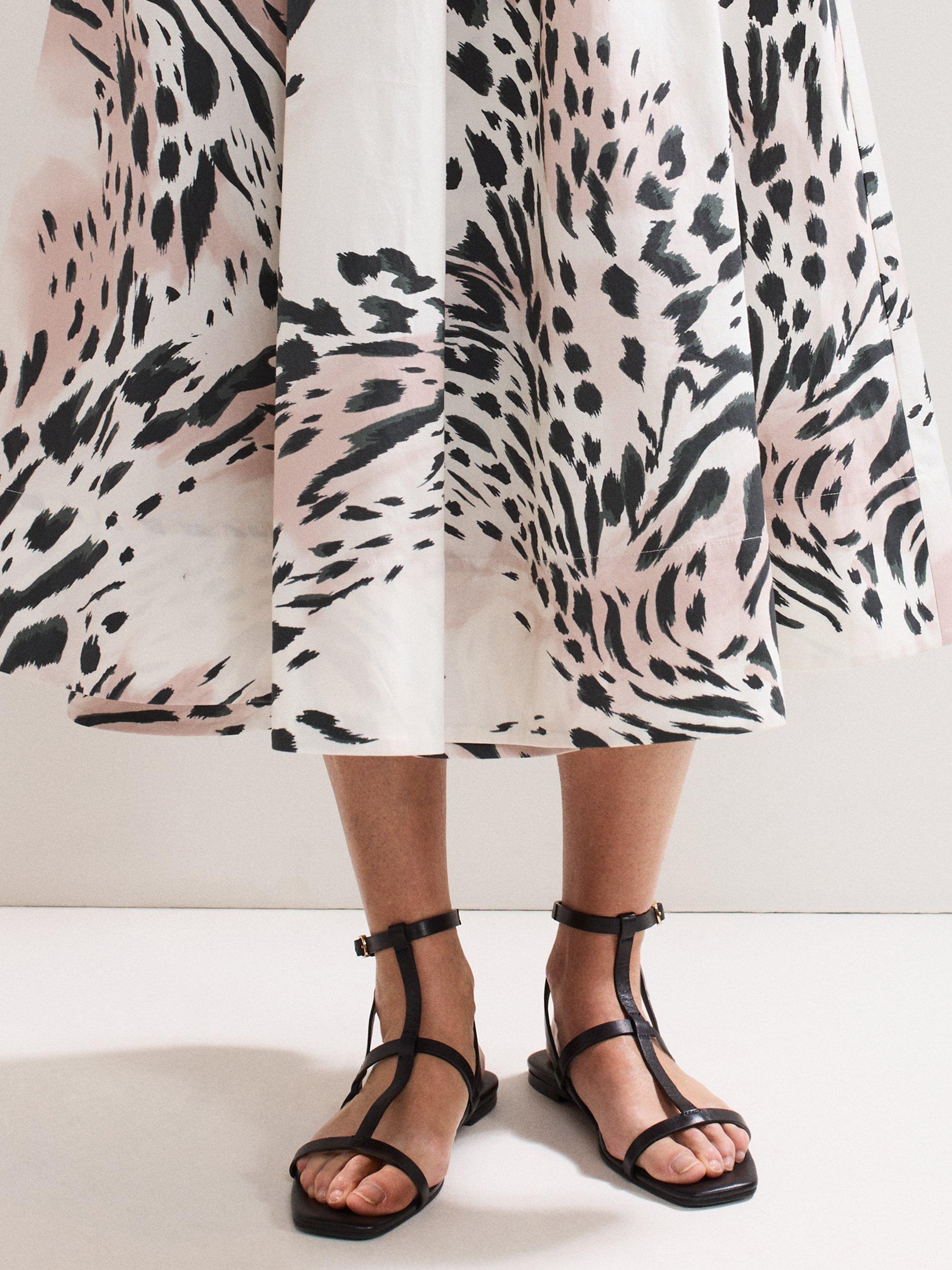 Product image 6 of 8, which shows Phase Eight Gladiator Strappy Sandals, Black, 3