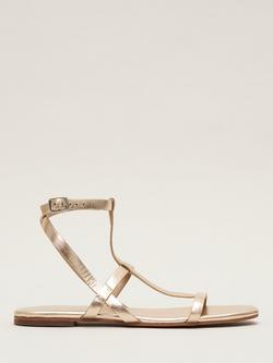 Phase Eight Gladiator Strappy Sandals, Gold, Gold
