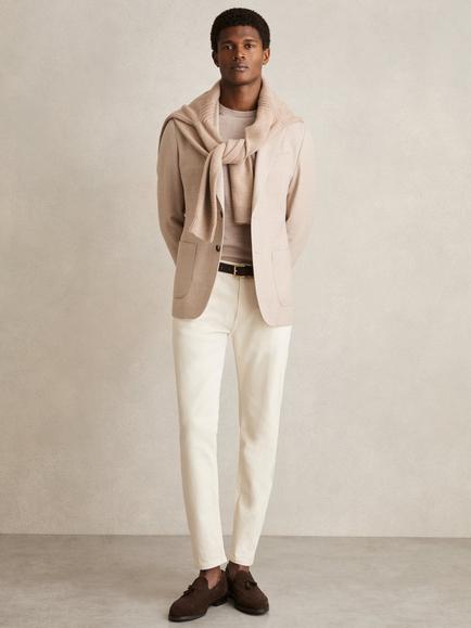 Reiss Picton Slim Jeans, White, White