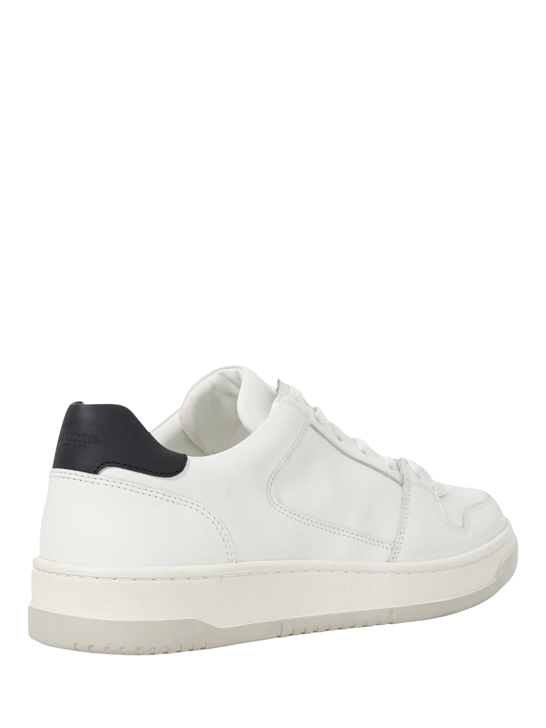 Product image 4 of 6, which shows Dune London Til Leather Round Toe Lace Up Trainers, White, EU40