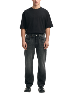 DENHAM Dagger Slim Fit Stonewashed Jeans, Black - view 2, Black