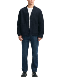 DENHAM Dagger Slim Fit Stonewashed Jeans, Dark Blue - view 2, Dark Blue