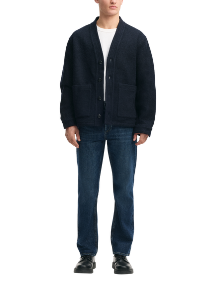 DENHAM Dagger Slim Fit Stonewashed Jeans, Dark Blue - view 2, Dark Blue