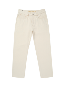 DENHAM Dagger Slim Fit Undyed Denim Jeans, Ecru, Ecru