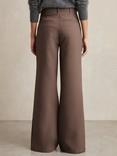 Reiss Heather Wide Leg Trousers, Mink