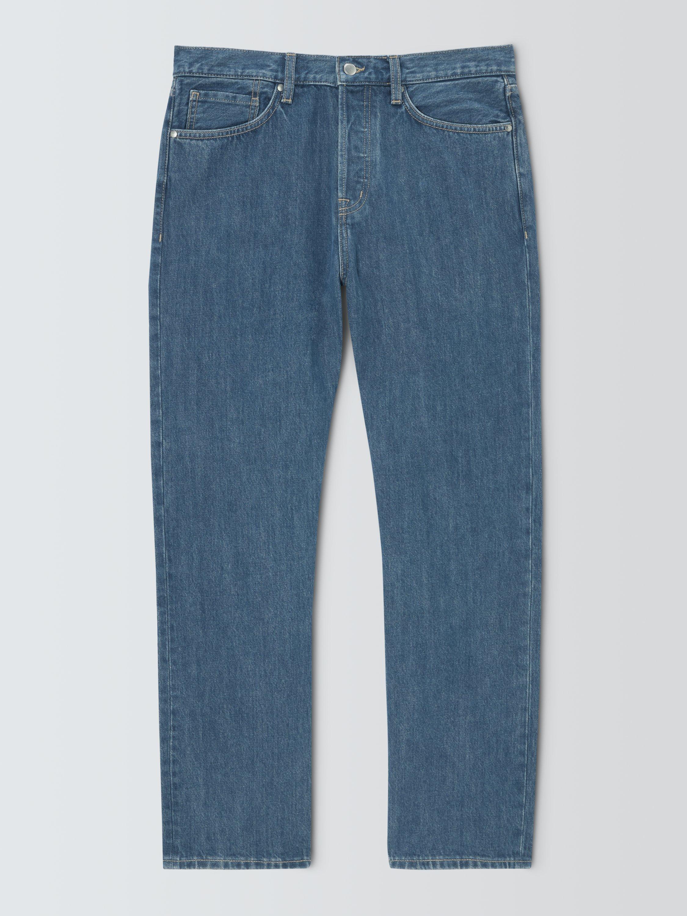 Product image 4 of 5, which shows Kin Straight Leg Denim Jeans, Mid Wash, 30R