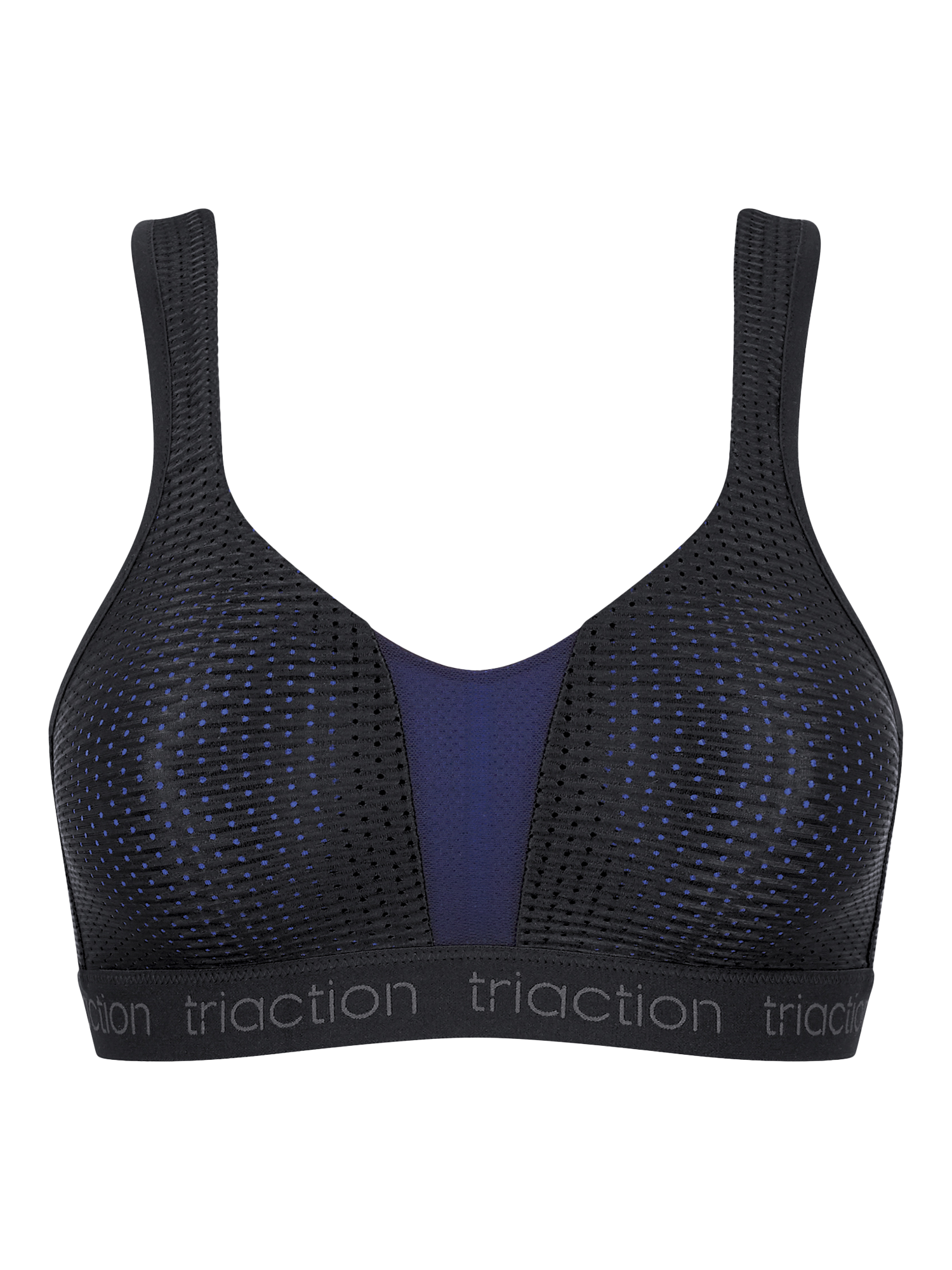 Product image 5 of 7, which shows Triumph Cardio Triaction Energy Lite Sports Bra, Black, 32B